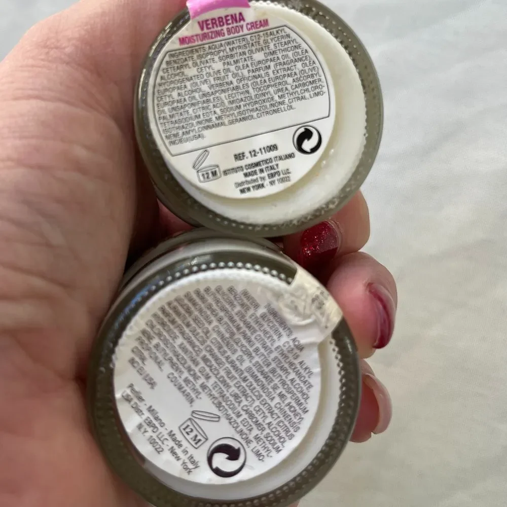 Perlier Honey Miel and Elariaa Verbena Set of 2 Lotion Travel Size 1 oz‎ 30 ML
